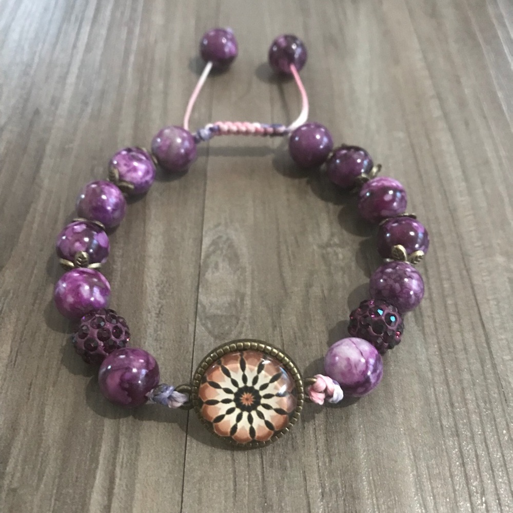 Handmade Amethyst bracelet 💜